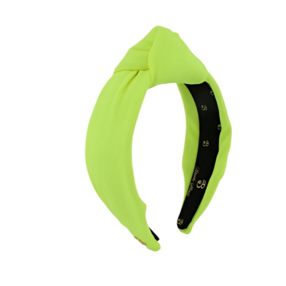 302. NEW The Brooke Shade Neon Yellow Neoprene Headband - Picture 3 of 3